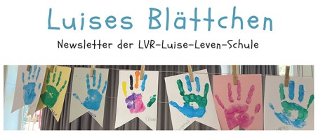 Titelzeile des Newsletter "Luises Blättchen"