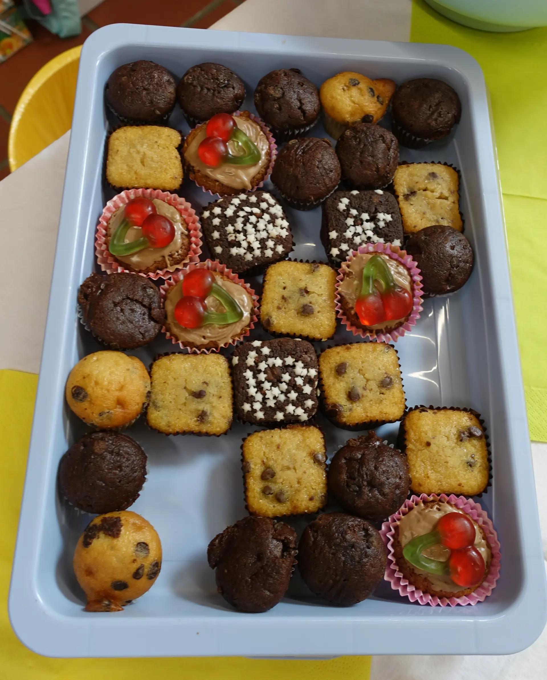viele verschiedene Muffins