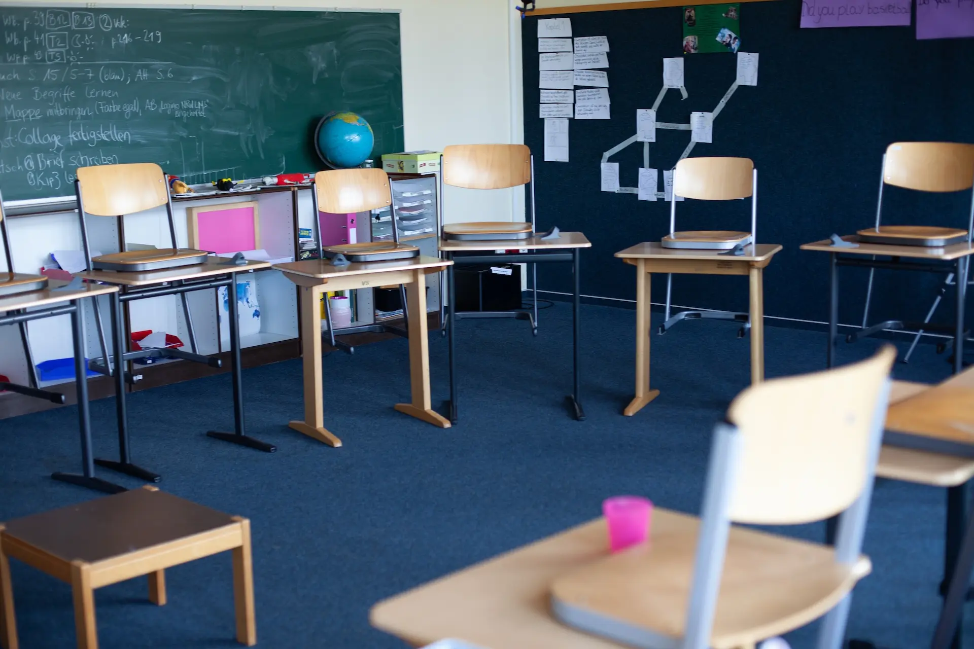 Klassenraum der Sekundarstufe I