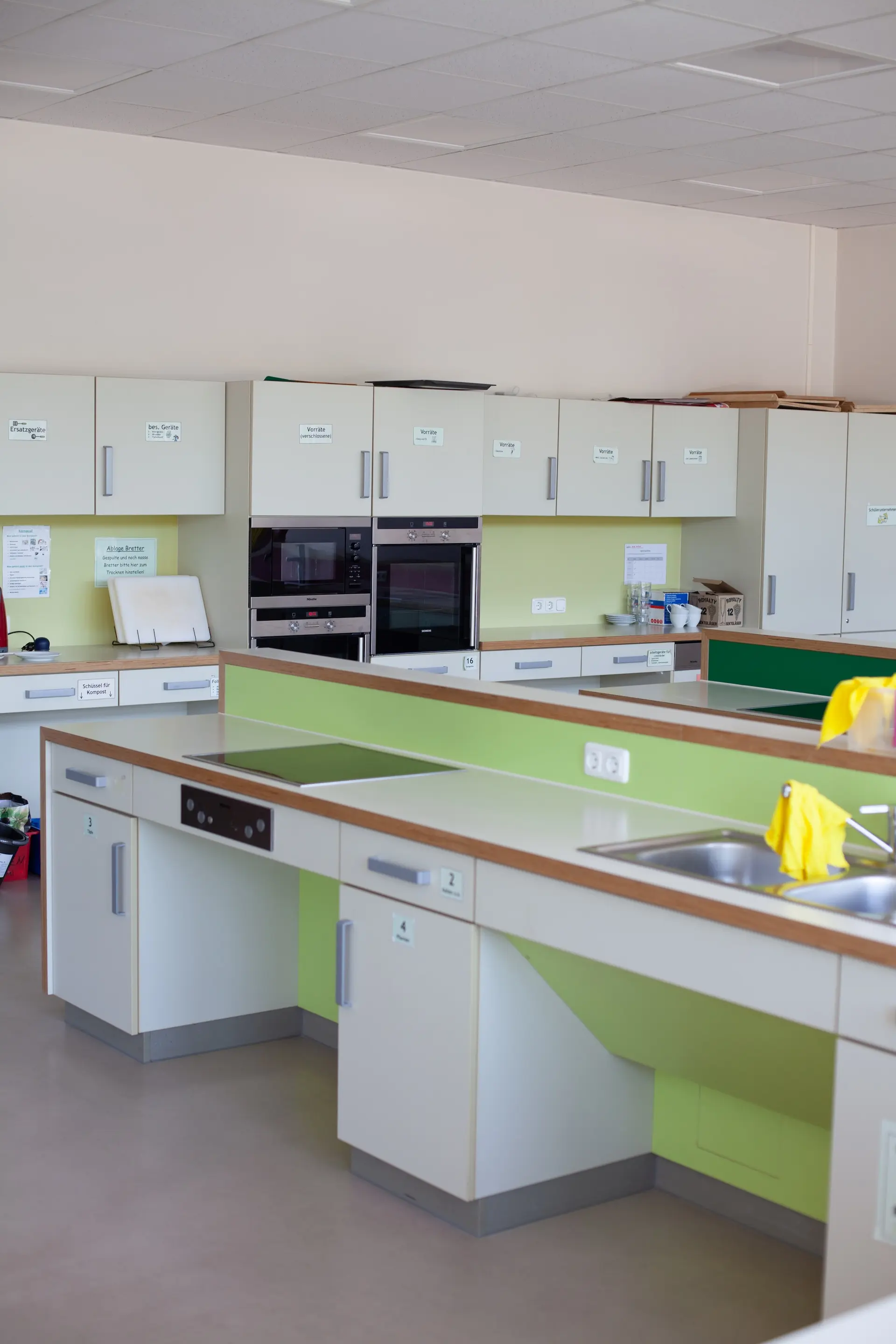 Blick in Schulküche