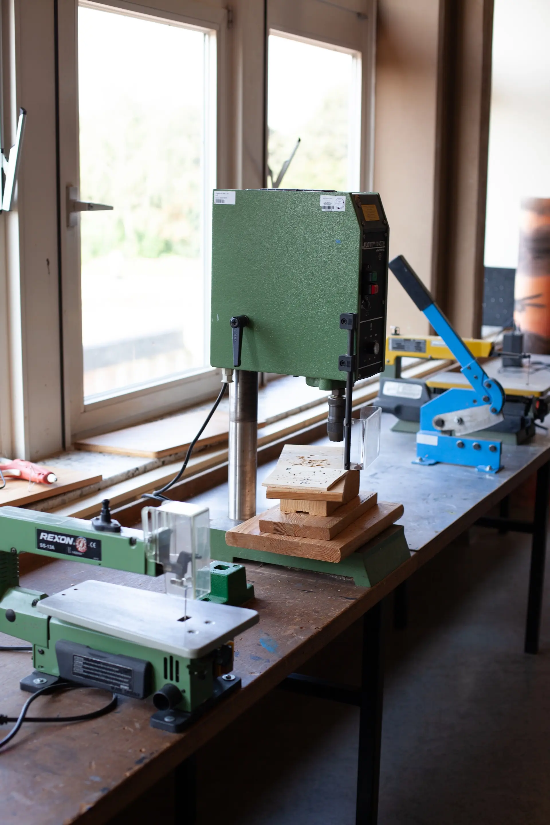 Maschine im Werkraum