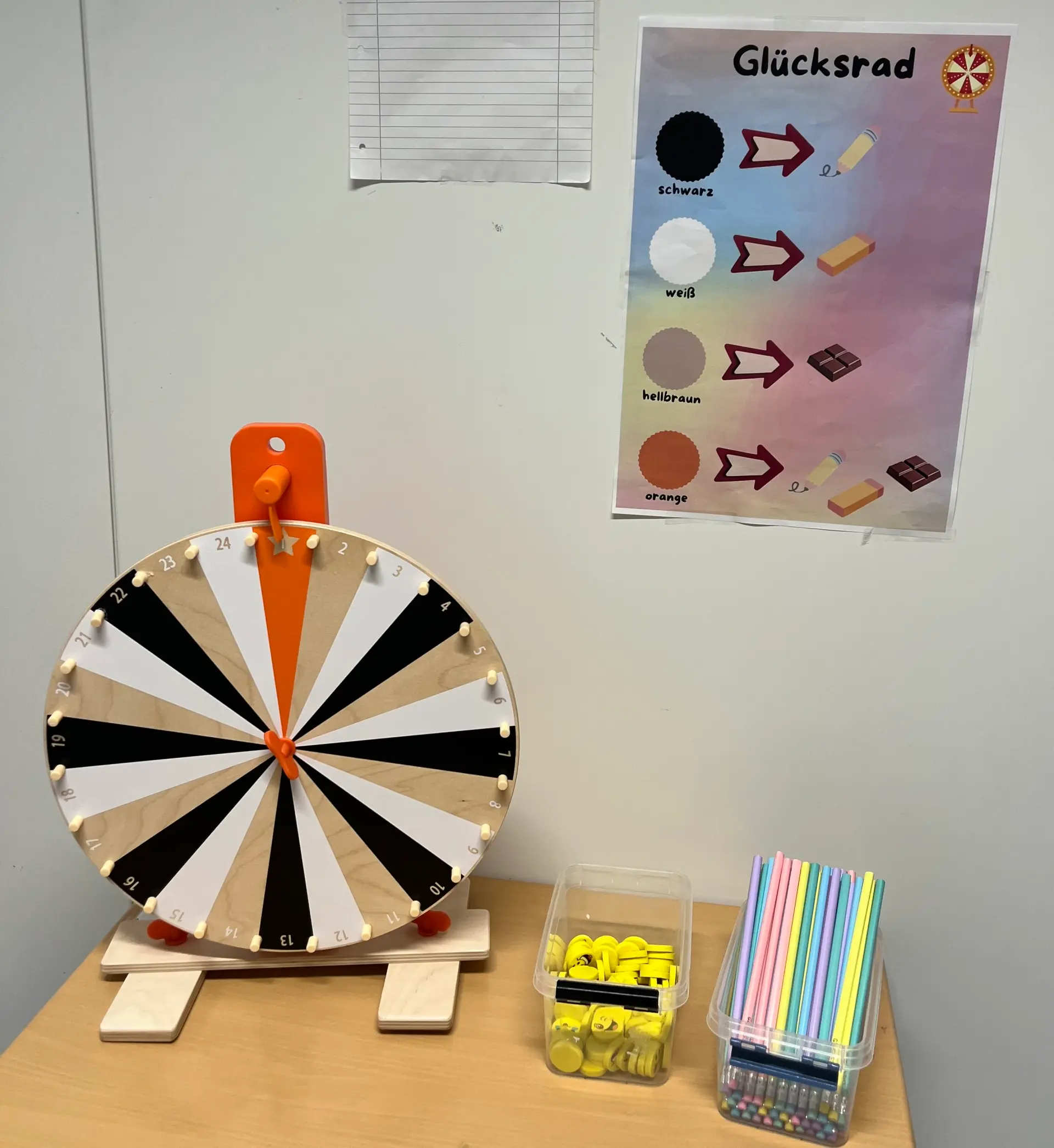 Karneval: Glücksradspiel