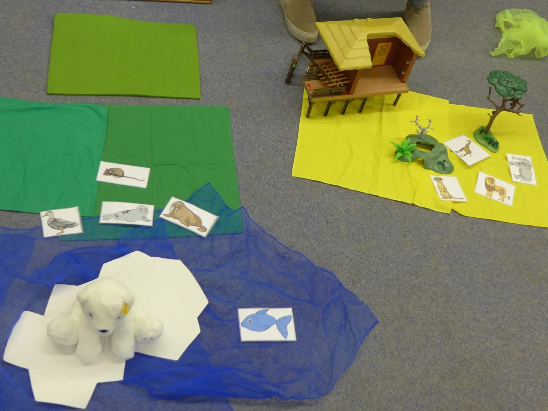 Zuordnungsspiel: Was frisst ein Eisbär